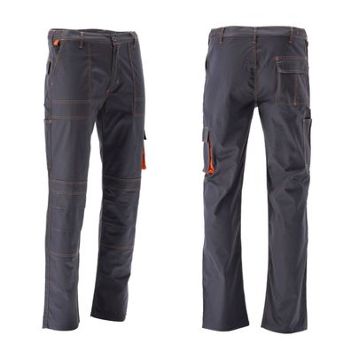 Arbeitshose DORIA grau/orange Gr. XXL