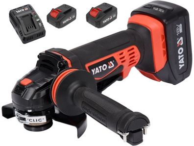 Akku Winkelschleifer 18V, 125mm, 10000 min?¹ (1xAkku 2Ah+Ladegerät)