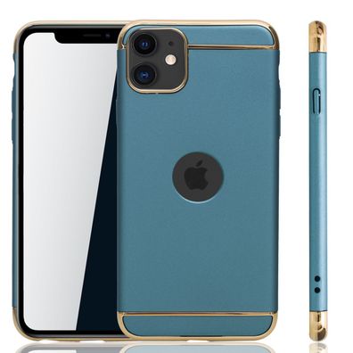 Apple iPhone 11 Hülle Case Handy Cover Schutz Tasche Schutzhülle Bumper Blau