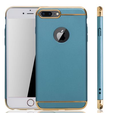 Apple iPhone 7 Hülle Case Handy Cover Schutz Tasche Schutzhülle Etui Bumper Blau