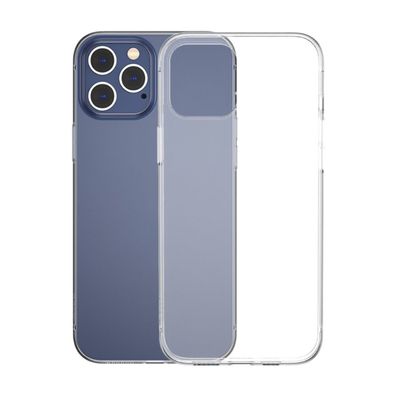 Hülle Handy Schutz für Apple iPhone 12 Case Cover Bumper Schale Etui Transparent