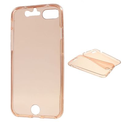 Apple iPhone SE 2020 Full Body 360 Silikon Schutzhülle Handyhülle Hülle Pink