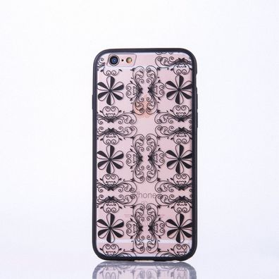 Apple iPhone SE 2020 Handy Hülle Mandala Case Schutzhülle Ornamente Schwarz Neu