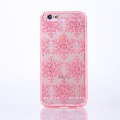 Apple iPhone SE 2020 Handy Hülle Mandala Case Schutzhülle Cover Flocken Rosa Neu