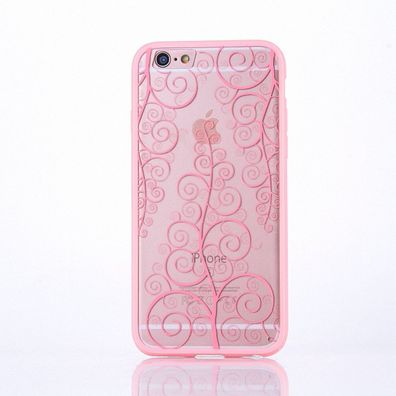 Apple iPhone SE 2020 Handy Hülle Mandala Case Schutzhülle Cover Blume Rosa Neu