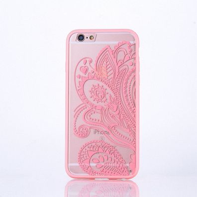 Apple iPhone SE 2020 Handy Hülle Mandala Case Schutzhülle Cover Blüte Rosa Neu