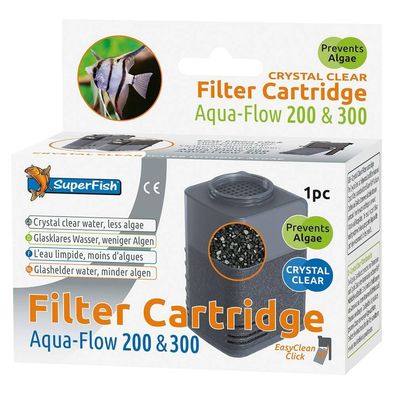 Superfish Aquaflow 200 &300 Crystal Clear Ersatz Kassette für gesundes Wasser