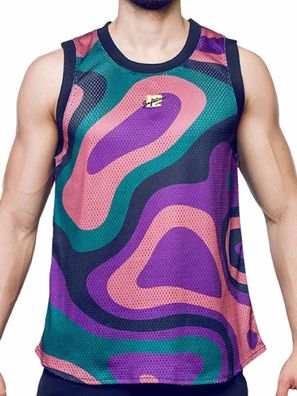 Supawear Mesh Jersey Tank Top Multi Print Combo