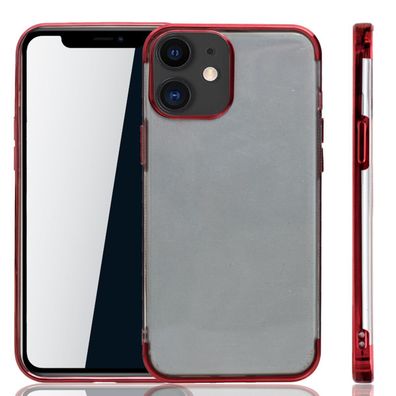 Apple iPhone 12 mini Hülle Case Handy Cover Schutz Tasche Schutzhülle Etui Rot