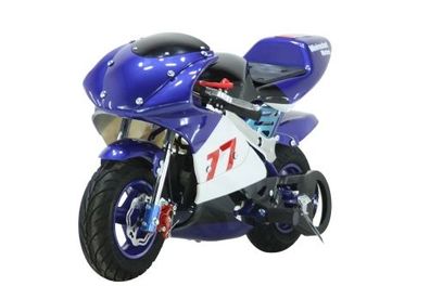 Pocketbike Pocket Bike MiniBike PS77 2T 49ccm Dirt Bike CrossBike DirtBike Pitbike