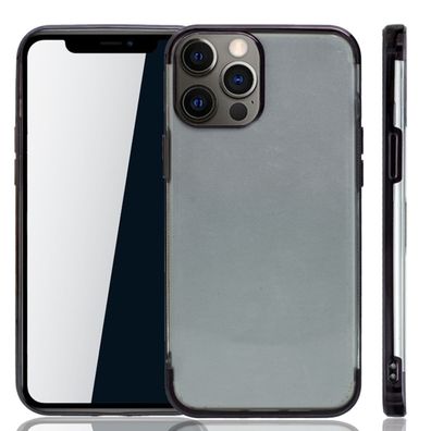 Apple iPhone 12 Pro Max Hülle Case Handy Cover Schutz Tasche Schutzhülle Schwarz