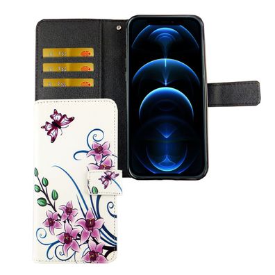 Hülle Handy Schutz für Apple iPhone 12 Mini Case Cover Tasche Wallet Etui Bumper
