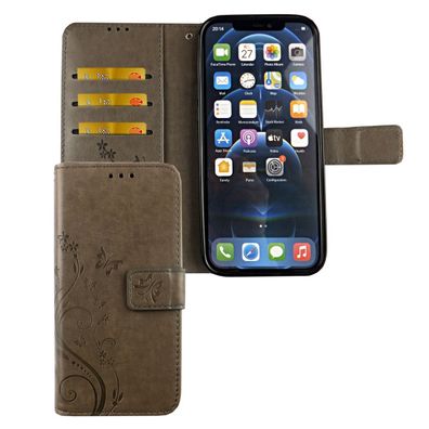 Hülle Handy Schutz für Apple iPhone 12 Mini Case Cover Tasche Wallet Etui Bumper