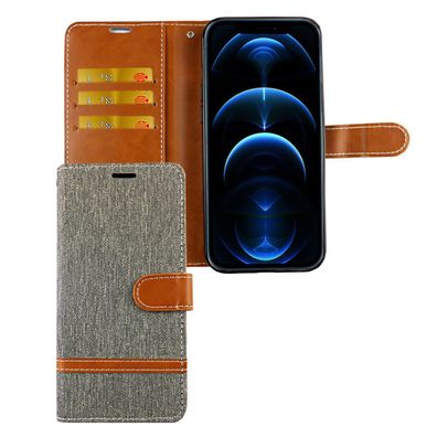 Hülle Handy Schutz für Apple iPhone 12 Mini Case Cover Tasche Wallet Etui Bumper