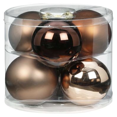 Weihnachtskugeln 6 Stk 10cm Elegant Lounge Inge-Glas
