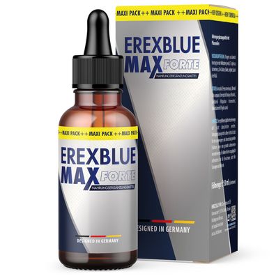 ErexBlue Max Forte Öl-Komplex Tropfen - für mehr Leidenschaft zu zweit - 30ml