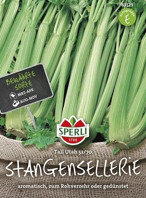 Sperli Stangensellerie Tall Utah, grün bleibende zarte aromatische Sorte