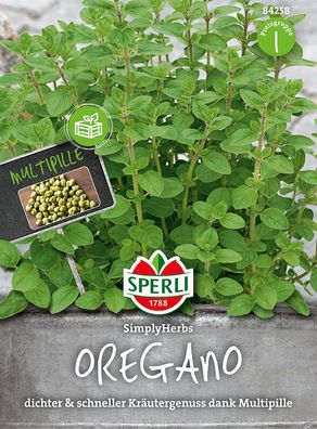Sperli Oregano SimplyHerbs Multipille, intensives Aroma & schnelle Entwicklung