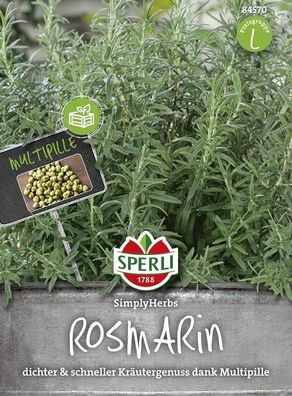 Sperli Rosmarin SimplyHerbs Multipille, sonnenliebend & trockenresistent