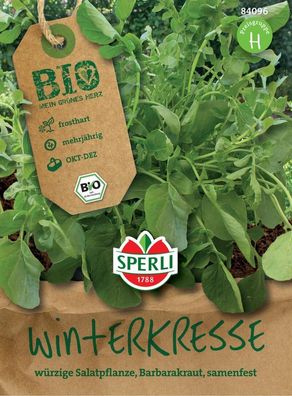 Sperli BIO Winterkresse, Würzig- scharf im Geschmack, damit ideal für