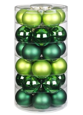 Weihnachtskugeln 30 Stk 6cm Evergreens Inge-Glas