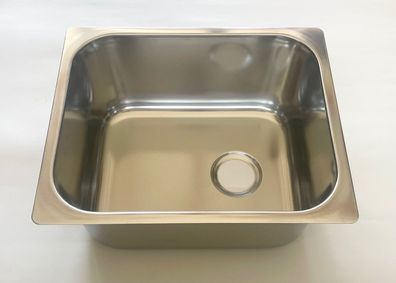 Spülbecken 32,6 x 26,6 cm Spüle Edelstahl für Wohnmobil 705092r NEU