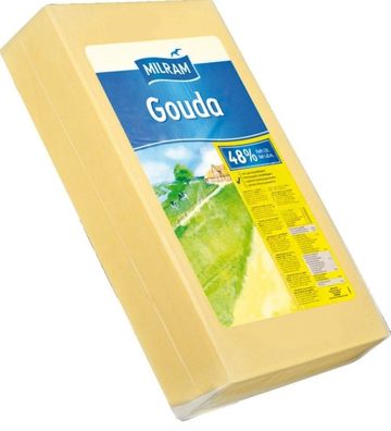 Milram 48% Gouda ca. 15 kg