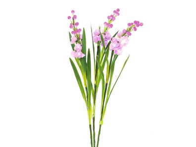 Europalms Aronstab 3er Set mit LEDs, pink, 85cm
