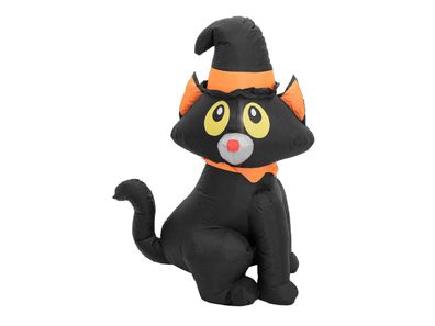 Europalms Halloween Aufblasbare Figur Katze, 122cm