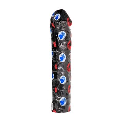 Realistischer XXL Dildo 33 cm - Schwarz