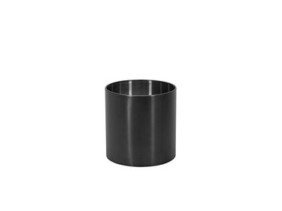 Europalms Steelecht-35 Nova, Edelstahlübertopf, anthrazit, Ø35cm
