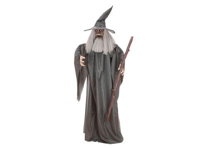Europalms Halloween Figur Zauberer, animiert 190cm