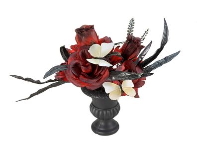 Europalms Halloween Tischdeko, Rosen, 28cm