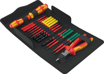 Wera Kraftform Kompakt VDE 17 extra slim 2 Elektriker Schraubendreher Set mit