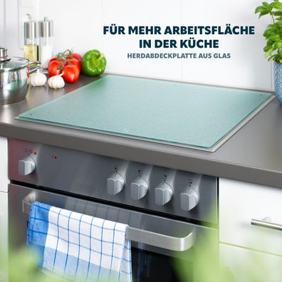 bremermann Herdabdeckplatte aus Gglas, ca. 55,7 x 50 x 0,5 cm (B/T/H)
