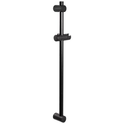 bremermann Brausestange Edelstahl 71,5 cm – inkl. Konus-Brausegleiter, schwarz