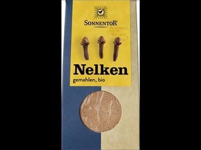 Sonnentor 6x Nelken gemahlen, Packung 35g