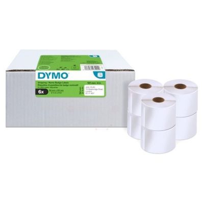 Original Dymo 2093092 Etiketten weiß 54 x 101mm 6 x 220 Stück