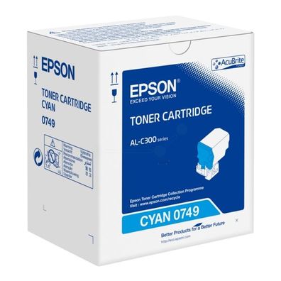 Original Epson 0749 C13S050749 S050749 Toner cyan