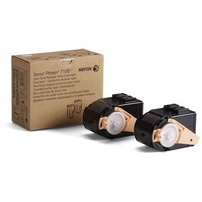 Original Xerox 106R02602 Toner Doppelpack cyan 2 Stück
