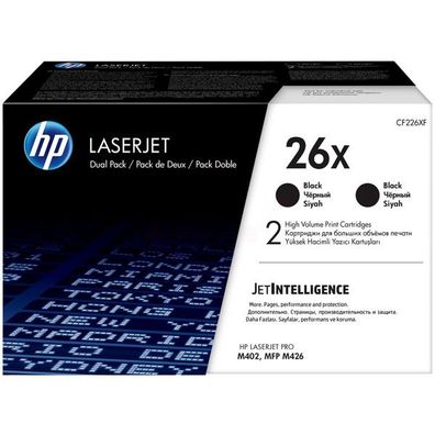 Original HP 26XD CF226XD Toner Doppelpack schwarz 2 Stück