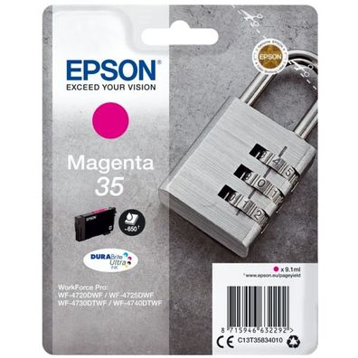 Original Epson 35 T3583 C13T35834010 Tinte magenta