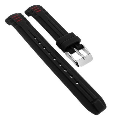 Calypso | Uhrenarmband Silikon in schwarz Schließe mit Logo | K5757/6