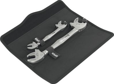 Wera 6006 Joker 2 Set 1 selbstjustierende Doppelmaulschlüssel 7 - 19 mm / 1/4" - 3/4"