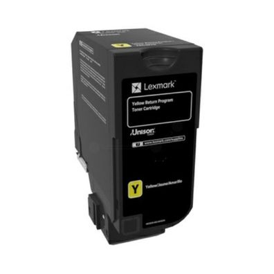 Original Lexmark 74C2HY0 074C2HY0 Toner gelb