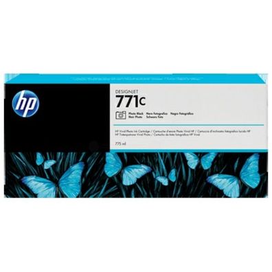 Original HP 771C B6Y13A Tinte photo schwarz