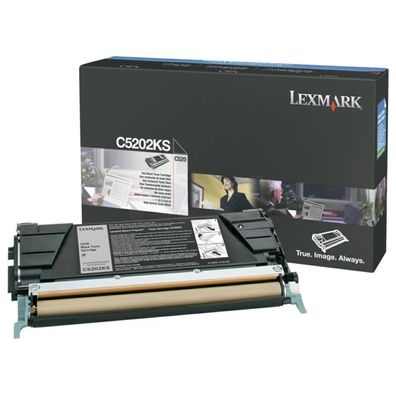 Original Lexmark C5202KS 0C5202KS Toner schwarz