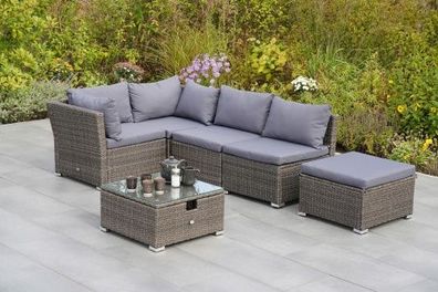 Malaga Lounge Set, diverse Aufstellmöglichkeiten
