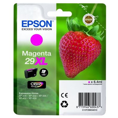 Original Epson 29XL T2993 C13T29934012 C13T29934022 Tinte magenta