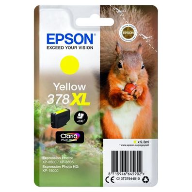 Original Epson 378XL T3794 C13T37944010 C13T37944020 Tinte gelb